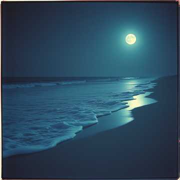 Shadows on the Sand - AI generated music album cover