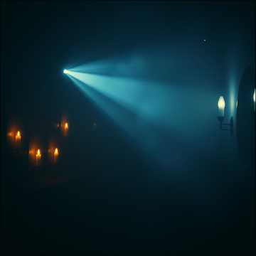 Shadows in the Smoke - AI generated music album cover